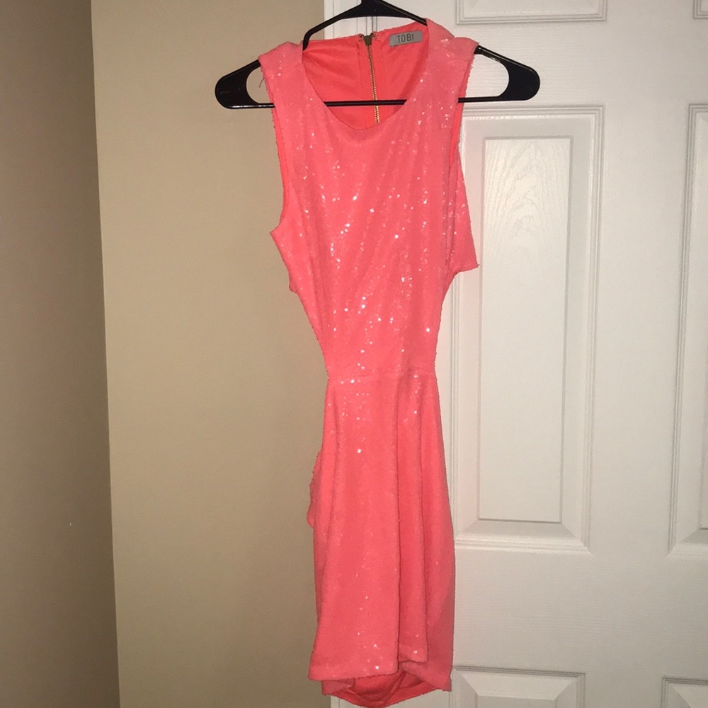 Pink Glitter Dress